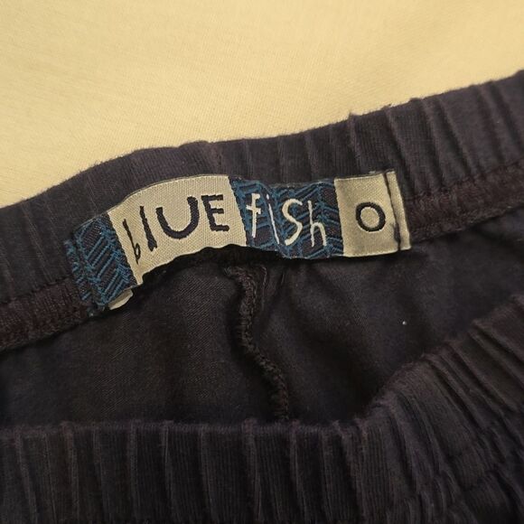 Blue Fish Wide Leg Lagenlook Pants - Navy - Picture 7 of 9